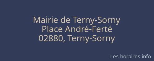 Mairie de Terny-Sorny