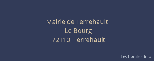 Mairie de Terrehault