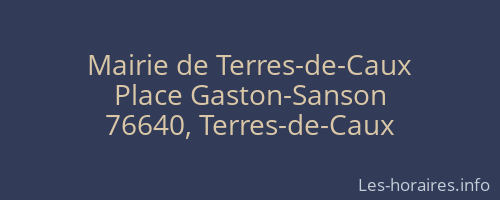 Mairie de Terres-de-Caux