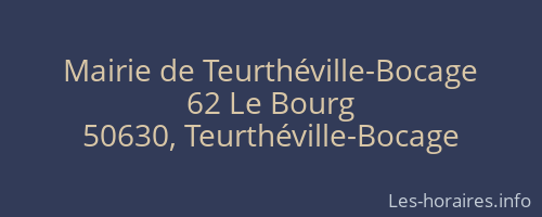 Mairie de Teurthéville-Bocage