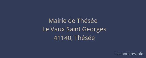 Mairie de Th&eacute;s&eacute;e