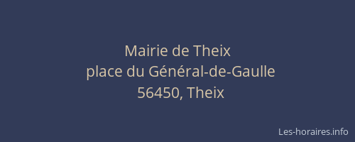 Mairie de Theix