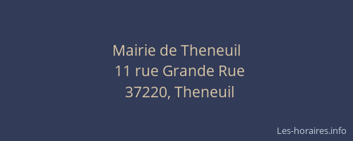 Mairie de Theneuil