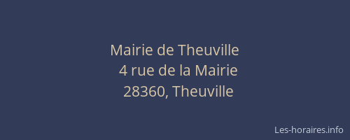 Mairie de Theuville