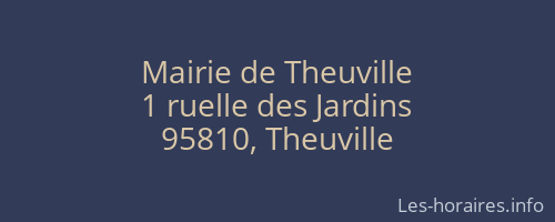 Mairie de Theuville