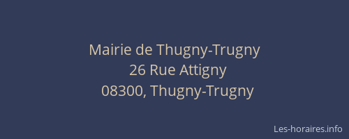 Mairie de Thugny-Trugny