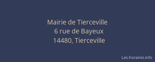 Mairie de Tierceville