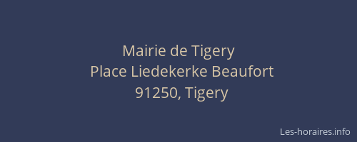 Mairie de Tigery
