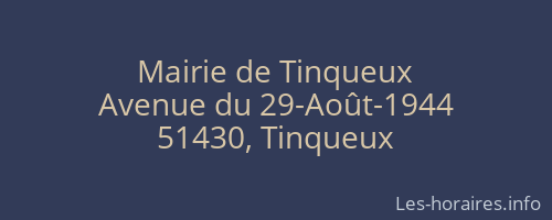 Mairie de Tinqueux
