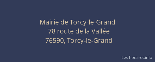 Mairie de Torcy-le-Grand