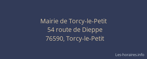 Mairie de Torcy-le-Petit