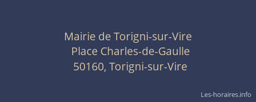 Mairie de Torigni-sur-Vire