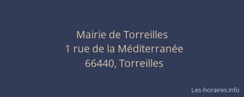 Mairie de Torreilles