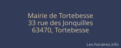 Mairie de Tortebesse