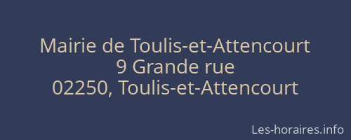 Mairie de Toulis-et-Attencourt
