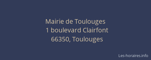 Mairie de Toulouges
