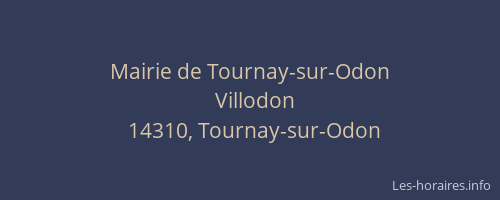 Mairie de Tournay-sur-Odon