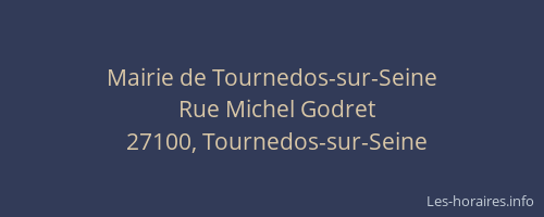 Mairie de Tournedos-sur-Seine