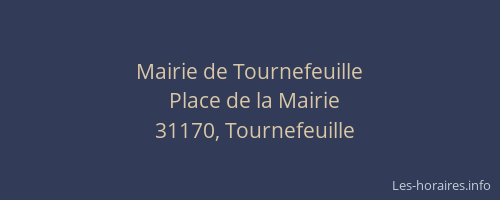Mairie de Tournefeuille