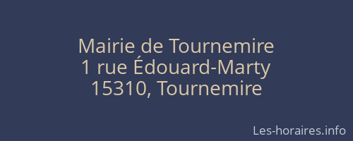 Mairie de Tournemire
