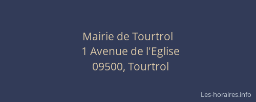 Mairie de Tourtrol