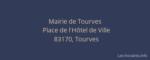 Mairie de Tourves