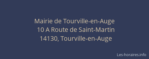 Mairie de Tourville-en-Auge