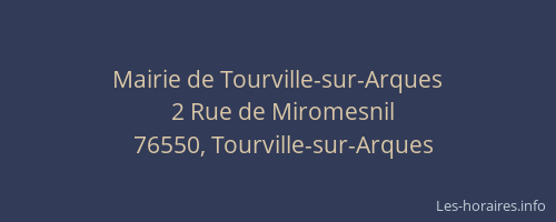 Mairie de Tourville-sur-Arques