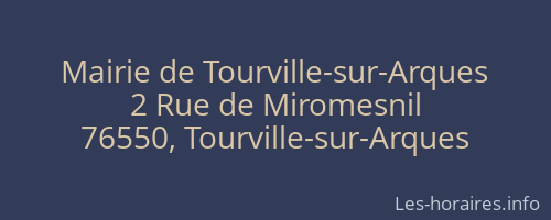 Mairie de Tourville-sur-Arques