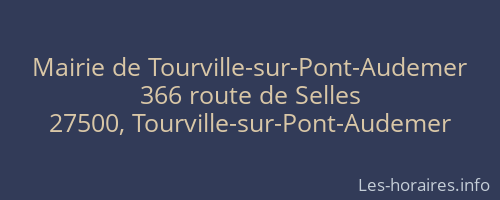 Mairie de Tourville-sur-Pont-Audemer