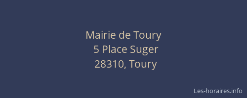 Mairie de Toury