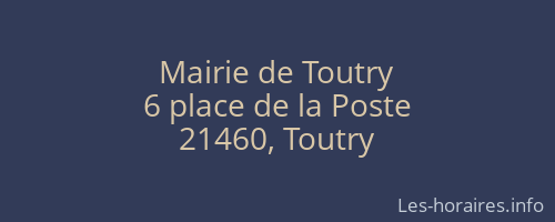 Mairie de Toutry