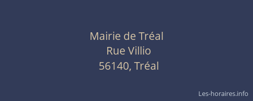 Mairie de Tr&eacute;al