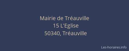 Mairie de Tréauville