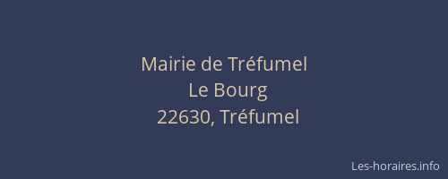 Mairie de Tr&eacute;fumel