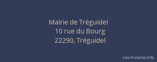 Mairie de Tréguidel