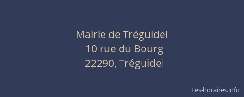 Mairie de Tr&eacute;guidel