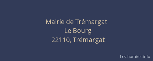 Mairie de Trémargat