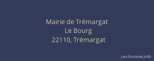 Mairie de Tr&eacute;margat