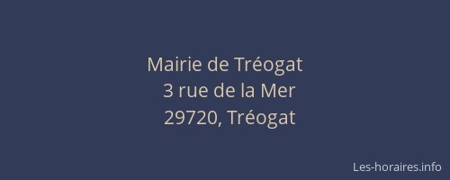Mairie de Tr&eacute;ogat