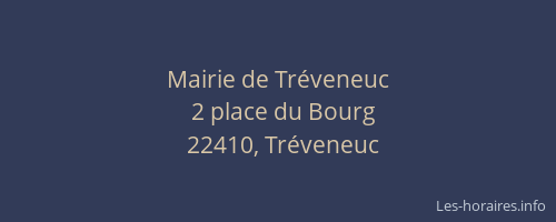 Mairie de Tréveneuc