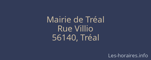Mairie de Tréal