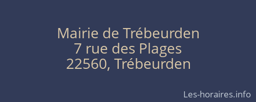 Mairie de Trébeurden
