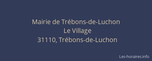 Mairie de Trébons-de-Luchon