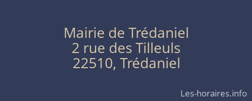 Mairie de Trédaniel