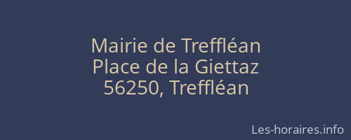 Mairie de Treffléan