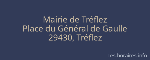 Mairie de Tréflez