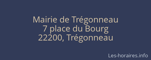 Mairie de Trégonneau