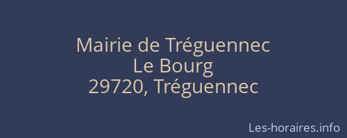 Mairie de Tréguennec