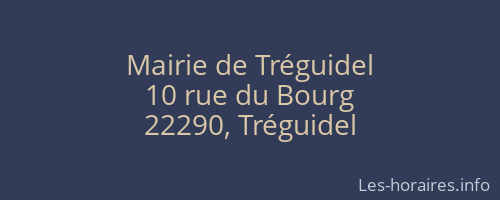 Mairie de Tréguidel